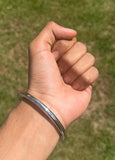 Stainless Steel Kara Smooth Round Thick Sikh Bangle Singh Kaur Punjabi Kada J22G