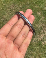 Stainless Steel Kara Smooth Round Thick Sikh Bangle Singh Kaur Punjabi Kada J22G