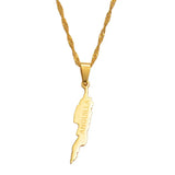 Anniyo 3CM Anguilla Island Map Pendant Necklaces for Women Girls Jewelry Maps #011821