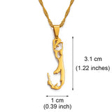 Anniyo Bermuda Map Pendant and Necklaces Trendy Gold Color Silver Color Virgineola Maps Jewelry #014321