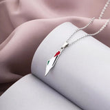 YILUOCD Stainless Steel Map of Syria Pendant Necklace Palestine and Syrian Drip Oil Map Necklace for Women Geography Jewelry
