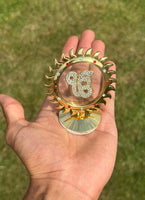 Sikh Car Stand Desktop Sun Apple Display Ik Onkar Khanda Singh Kaur Khalsa ZZ39