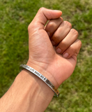 Sikh Kara Bahuta Karam Likhya Na Jae Kada Singh Kaur Khalsa Stainless Steel L6R Smooth Flat Bangle Sikhism Unisex Punjabi Karha