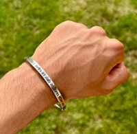 Sikh Kara Bahuta Karam Likhya Na Jae Kada Singh Kaur Khalsa Stainless Steel L6R Smooth Flat Bangle Sikhism Unisex Punjabi Karha
