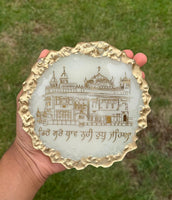 Sikh Canvas Boards Sri Harmandir Sahib Golden Temple Easel Home Decor ZZZ6 NEW