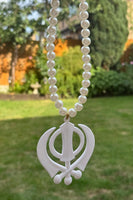 Sikh Khanda Hanger Car Rear Mirror Pendant Punjabi Mala Singh Kaur Khalsa ZZZ7