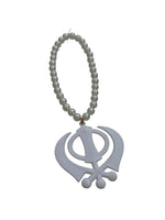 Sikh Khanda Hanger Car Rear Mirror Pendant Punjabi Mala Singh Kaur Khalsa ZZZ7