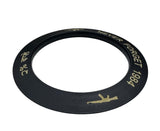Sikh Sarbloh Kara Pure Iron Black Bangle 2% Wale Never Forget 84 Chakri Kada I21