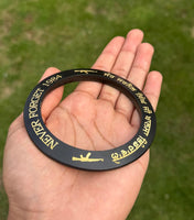 Sikh Sarbloh Kara Black Pure Iron Never Forget 84 Bhindranwale Khalsa Kada I24