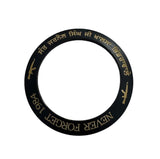 Sikh Sarbloh Kara Black Pure Iron Never Forget 84 Bhindranwale Khalsa Kada I24