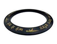Sikh Sarbloh Kara Pure Iron Black Bangle Har Maidan Fateh Chakri Khalsa Kada I23