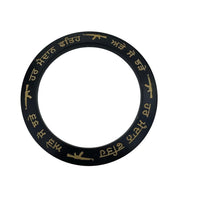 Sikh Sarbloh Kara Pure Iron Black Bangle Har Maidan Fateh Chakri Khalsa Kada I23