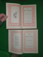 Antique Collection of 1913-29 Rudyard Kipling 19 Books Set Jungle Book Kim Rare Vintage Old Books Authentic Collectors Items Collector