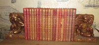 Antique Collection of 1913-29 Rudyard Kipling 19 Books Set Jungle Book Kim Rare Vintage Old Books Authentic Collectors Items Collector