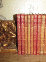 Antique Collection of 1913-29 Rudyard Kipling 19 Books Set Jungle Book Kim Rare Vintage Old Books Authentic Collectors Items Collector