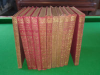 Antique Collection of 1913-29 Rudyard Kipling 19 Books Set Jungle Book Kim Rare Vintage Old Books Authentic Collectors Items Collector