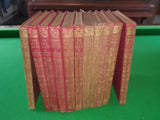 Antique Collection of 1913-29 Rudyard Kipling 19 Books Set Jungle Book Kim Rare Vintage Old Books Authentic Collectors Items Collector