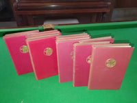 Antique Collection of 1913-29 Rudyard Kipling 19 Books Set Jungle Book Kim Rare Vintage Old Books Authentic Collectors Items Collector