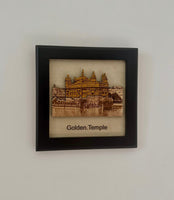Sikh Photo Frame Golden Temple Sri Harmandir Sahib Wooden Wall Home Decor ZZZ10 Wood carved Darbar Saab Amritsar Swaran Mandir Sikhism New