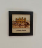 Sikh Photo Frame Golden Temple Sri Harmandir Sahib Wooden Wall Home Decor ZZZ10 Wood carved Darbar Saab Amritsar Swaran Mandir Sikhism New