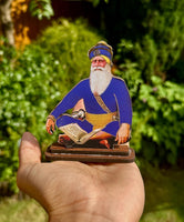 Wooden Car Stand Baba Deep Singh Ji Desktop Home Decor Display Sikh Khalsa ZZZ14
