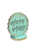 Sikh Desktop Stand Satnam Waheguru Home Decor Singh Kaur Khalsa Display ZZZ11