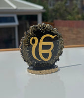 Ik Onkar Stand Sikh Desktop Home Decor Singh Kaur Khalsa Punjabi Display ZZZ13