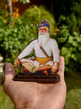 Wooden Car Stand Baba Deep Singh Ji Desktop Home Decor Display Sikh Khalsa ZZZ14