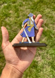 Wooden Car Stand Baba Deep Singh Ji Desktop Home Decor Display Sikh Khalsa ZZZ14
