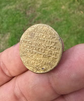 Sikh Guru Nanak Ji Antique Mool Mantar Token Coin Khalsa Coinage Rare GGR3 Vintage Old Historical coin Baba Nanak