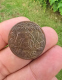 Sikh Guru Nanak Ji Antique Sat Kartar Token Coin Khalsa Nanakshahi Rare GGR4 Vintage Old Historical coinage Baba Nanak Guru Gobind Singh