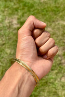 Sikh Brass Kara Stunning Gold Look Traditional Punjabi Kada Singh Karha T24R New lines design unisex