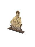 Sikh Wooden Stand Baba Deep Singh Ji Sikh Gurus Home Decor Display Khalsa UU6