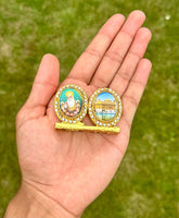 Sikh Dashboard Stand Golden Gems Baba Nanak Ji Harmandir Sahib 2in1 Dual Display Darbar Sahib Amritsar Baba Nanak Ten Gurus Car Stand Luck