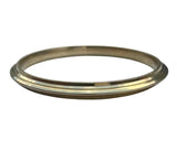 Brass Kara Gold Look Sikh Khalsa Kada Punjabi Bracelet Singh Kaur Unisex Bangle T24R