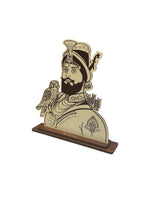 Sikh Wooden Stand Baba Deep Singh Ji Sikh Gurus Home Decor Display Khalsa UU6