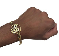 Ik Onkar Bracelet Sikh Gold Plated Religious Jewelry Gift Singh Kaur Kada i28