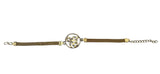 Ik Onkar Bracelet Sikh Gold Plated Religious Jewelry Gift Singh Kaur Kada i28