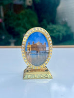 Sikh Car Stand Golden Temple Harmandir Sahib Baba Nanak Home Vehicle Decor RRRE