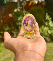 Sikh Car Stand Baba Deep Singh Golden Temple Baba Nanak Home Vehicle Decor RRRA