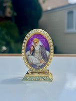 Sikh Car Stand Baba Deep Singh Golden Temple Baba Nanak Home Vehicle Decor RRRA