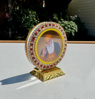 Sikh Car Stand Baba Deep Singh Golden Temple Baba Nanak Home Vehicle Decor RRRD
