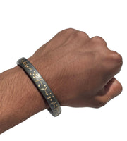 Sikh kara sarbloh floral engraved bangle singh kaur khalsa pure iron kada V12R