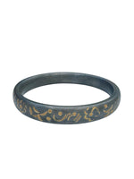 Sikh kara sarbloh floral engraved bangle singh kaur khalsa pure iron kada V32R