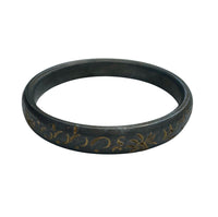 Sikh kara sarbloh floral engraved bangle singh kaur khalsa pure iron kada V31R