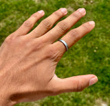 Pure Iron Ring Sarbloh Protection Luck Amulet Punjabi Hindu Sikh Adjustable i30