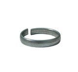 Pure Iron Ring Sarbloh Protection Luck Amulet Punjabi Hindu Sikh Adjustable i30