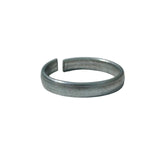 Pure Iron Ring Sarbloh Protection Luck Amulet Punjabi Hindu Sikh Adjustable i30