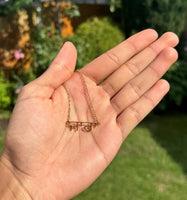Punjabi Name Necklace Gold Plated Alloy Chain Indian Sikh Kaur Panjabi Gift i32