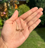 Punjabi Name Necklace Gold Plated Alloy Chain Indian Sikh Kaur Panjabi Gift i32